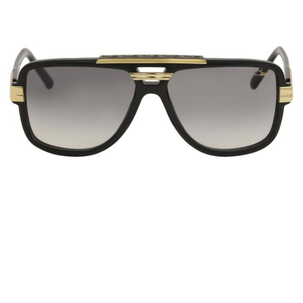 Cazal Legends 8037 001 Men's Black/Gold/Grey Gradient Sunglasses 61-15-140mm